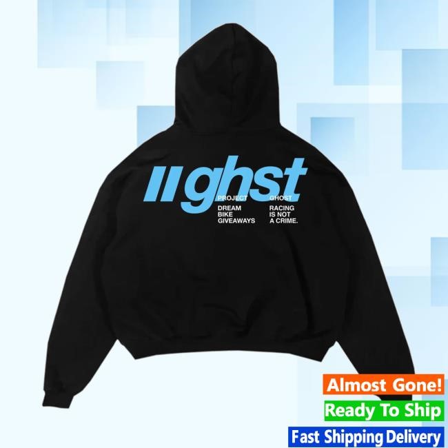 Official Ghost Racing Merch Store Shop Blue Ghst T-Shirt - Tee Shop Pro