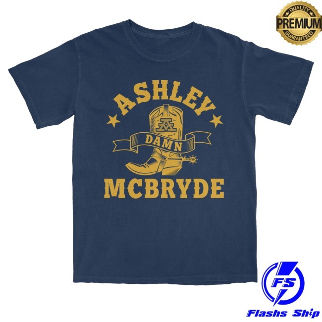 Trending Ashley Mcbryde Merch Navy Boot Funny Shirt - Tee Shop Pro