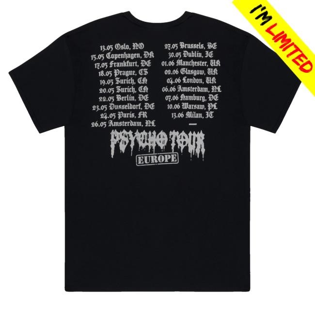 Official Don Toliver Music Merch Shop Store Psycho Tour Lightning T Shirt - Tee Shop Pro