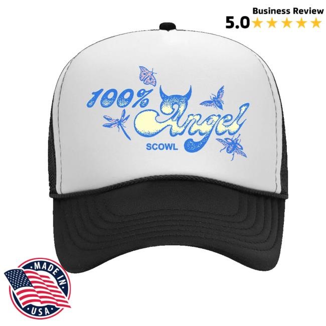 Scowl Official Store 100 Angel Trucker Hat - Tee Shop Pro
