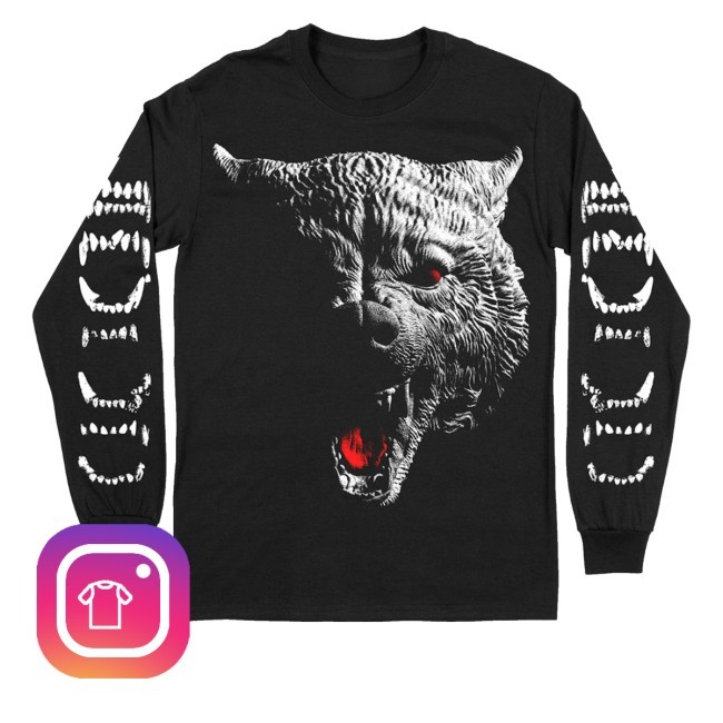 Deathwish Inc Merch Store Converge The Wolf Part One Black Zip Up Hooded Sweatshirt - Tee Shop Pro