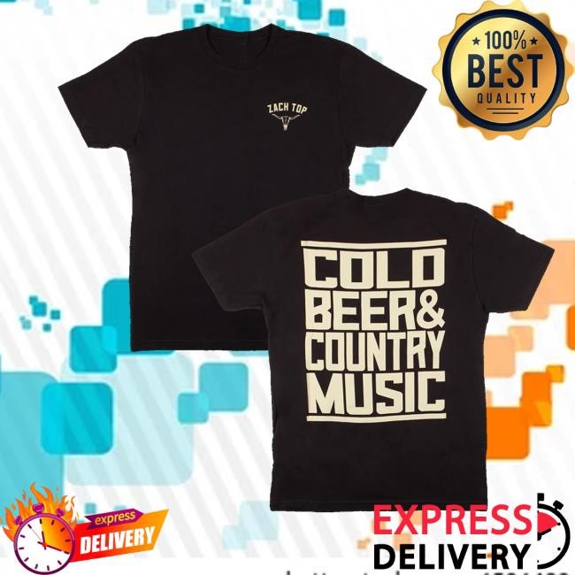 Zachtop Merch Store Shop Black Cold Beer Classic Shirt - Tee Shop Pro