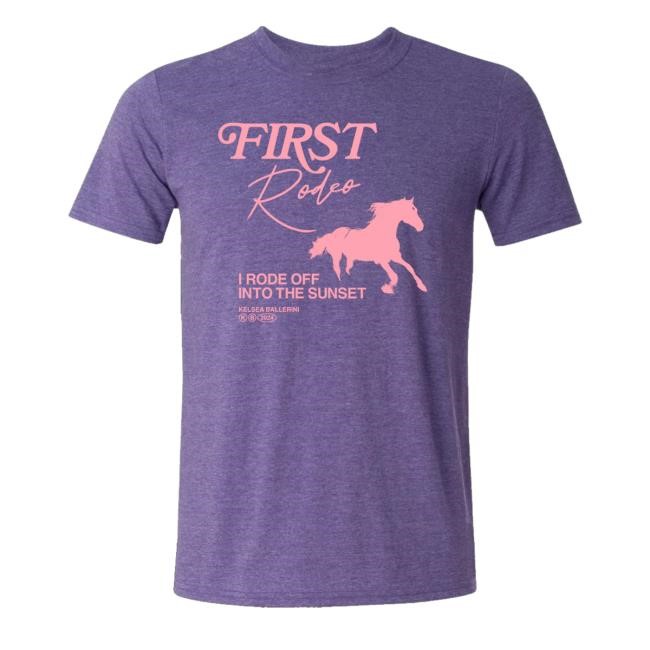 Official Kelsea Ballerini Merch Shop Store Rode Off Into The Sunset Tee Shirt - Tee Shop Pro