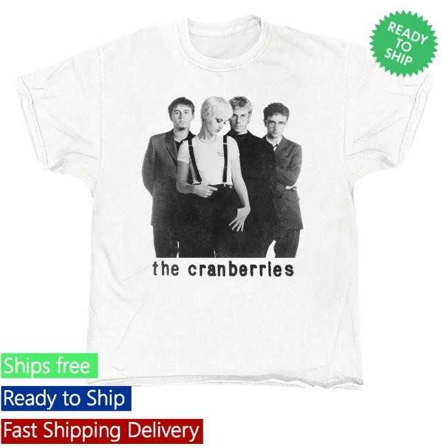 Official The Cranberries Black & White Photo Tee Shirt - Tee Shop Pro