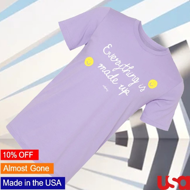 Official Ak Przy Merch Everything Is Made Up Purple Long Sleeve Shirt - Tee Shop Pro