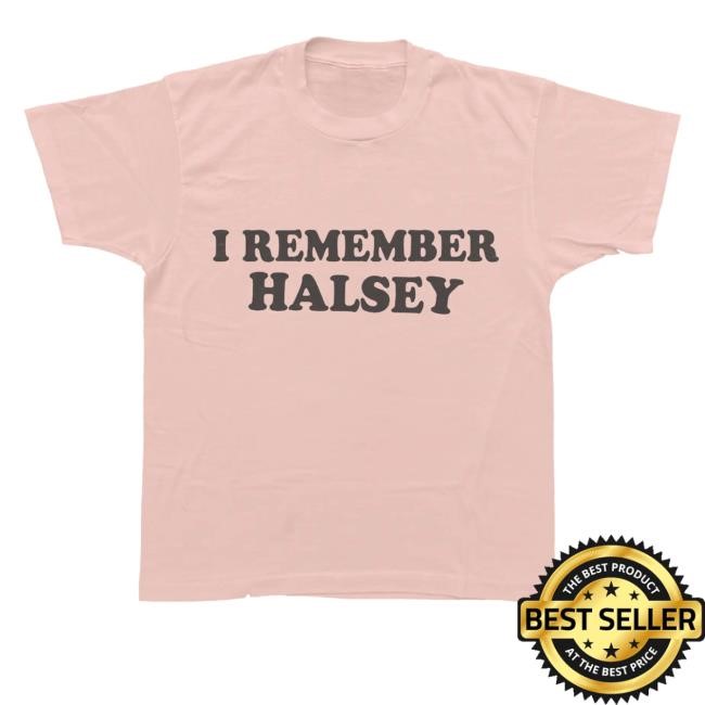 Official Halsey Music I Remember Halsey Tank Top - Tee Shop Pro
