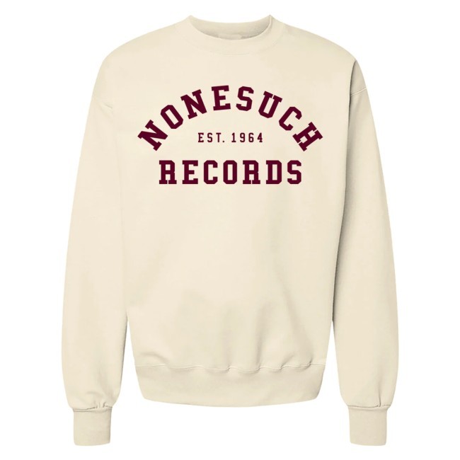Nonesuch Merch Nonesuch Collegiate Long Sleeve Shirt Cream - Tee Shop Pro