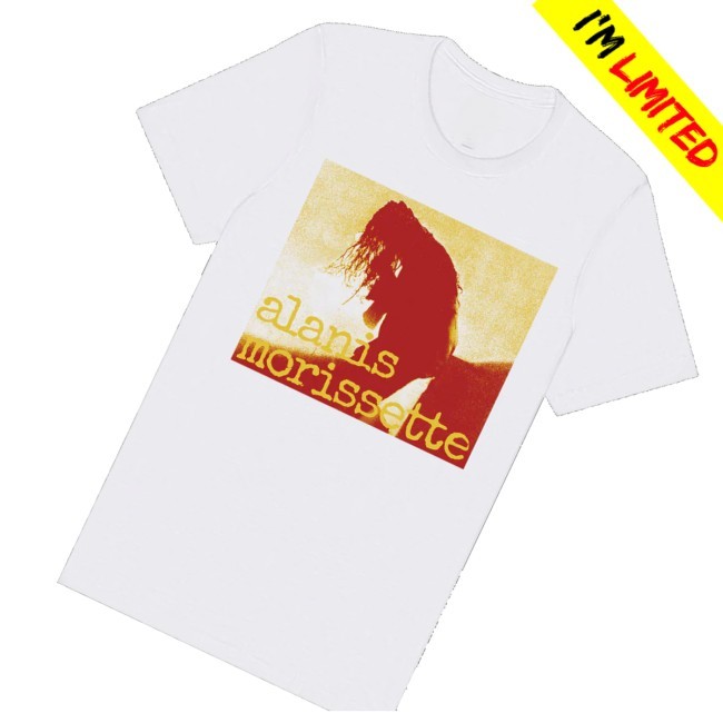 Alanis Yellow Silhouette White Tee Shirt - Tee Shop Pro