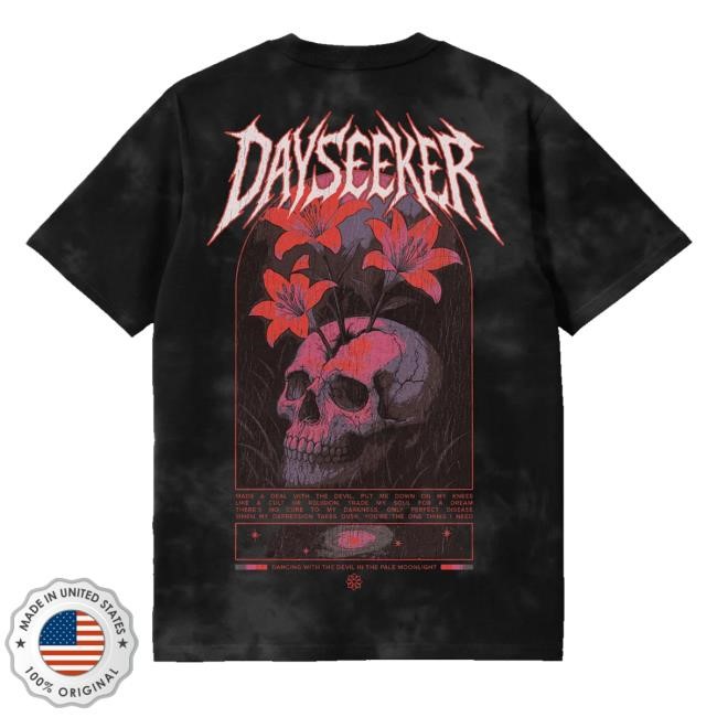 Official Dayseeker Merch Shop Creature Metal Dye T Shirts - Tee Shop Pro