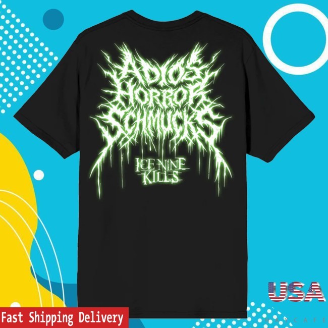Ice Nine Kills Merch Adios Horror Shmucks Zip Hoodie - Tee Shop Pro