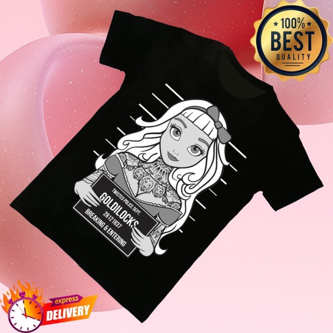 Maverix Supply Merch Twisted T-Shirt  Hoodie  Tank Top  Sweater And Long Sleeve T-Shirt Goldilocks Mugshot - Tee Shop Pro