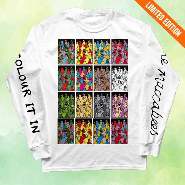 Official The Maccabees Colour It In Tee Shirt - Tee Shop Pro