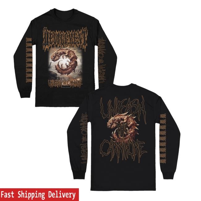 Realityfade Merch Store Shop Devourment Unleash The Carnivore Sweatshirt - Tee Shop Pro
