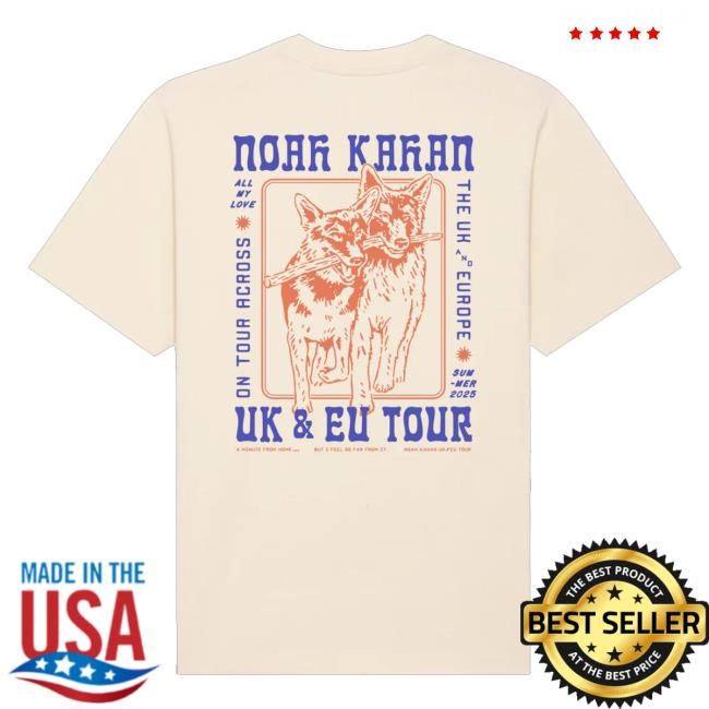 Official Noah Kahan 2025 Passing Through Tour Tee - Tee Shop Pro