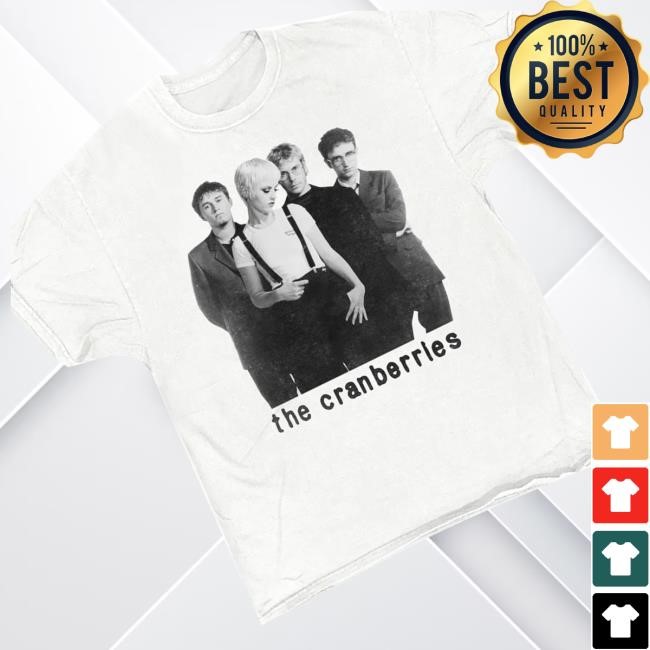 Official The Cranberries Black & White Photo Tee Shirt - Tee Shop Pro