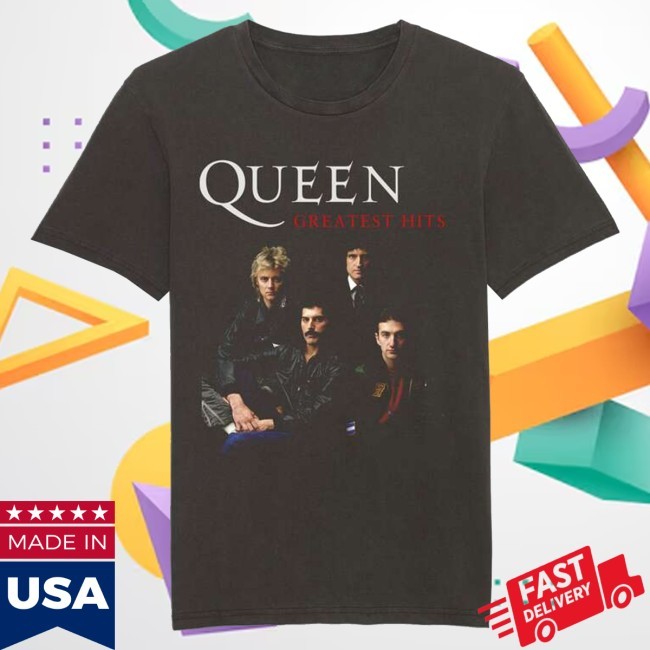 Trending Queen Merch Greatest Hits Vintage Hoodie - Tee Shop Pro