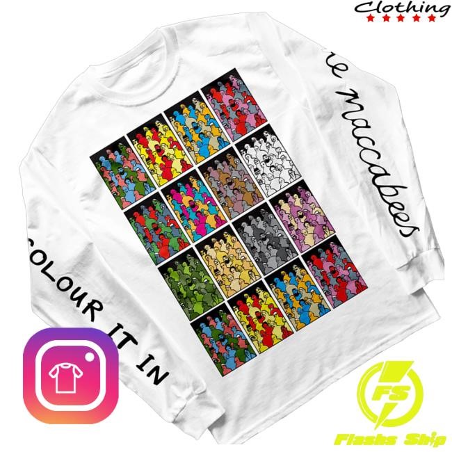 Official The Maccabees Colour It In Tee Shirt - Tee Shop Pro