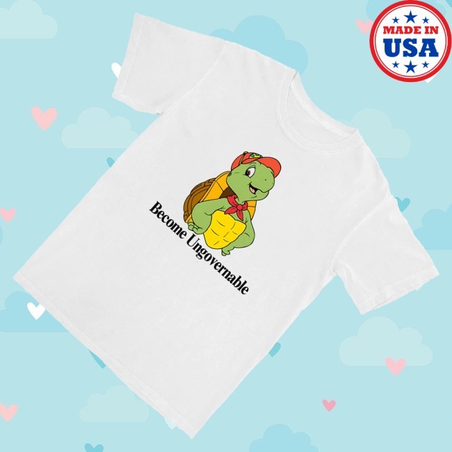 Official Shitheadsteve Merch Become Ungovernable Turtle Tee - Tee Shop Pro