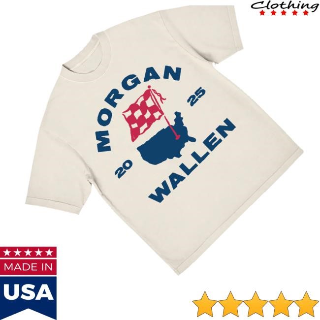 Official Morgan Wallen Merch Shop Store Map Classic Shirt - Tee Shop Pro