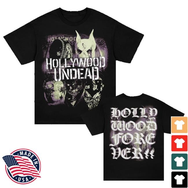 Official Hollywood Undead Merch Shop Store Forever Masks Tee - Tee Shop Pro