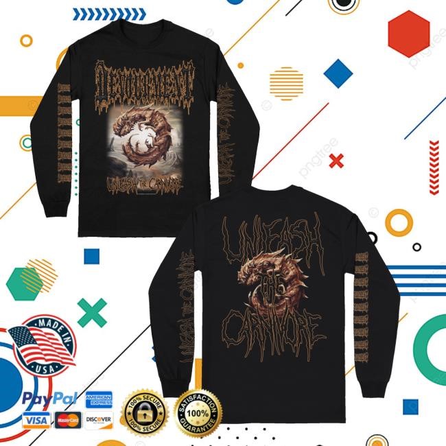 Realityfade Merch Store Shop Devourment Unleash The Carnivore Sweatshirt - Tee Shop Pro