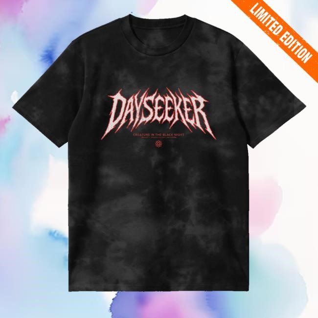 Official Dayseeker Merch Shop Creature Metal Dye T Shirts - Tee Shop Pro