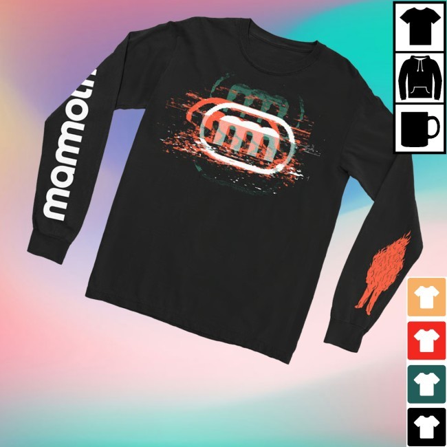 Mammoth Merch Store Distortion Zip Up Hooded Sweatshirt - Tee Shop Pro
