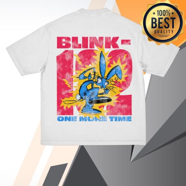 Official Blink182 Merch Shop One More Time Rabbit Sweatshirt - Tee Shop Pro